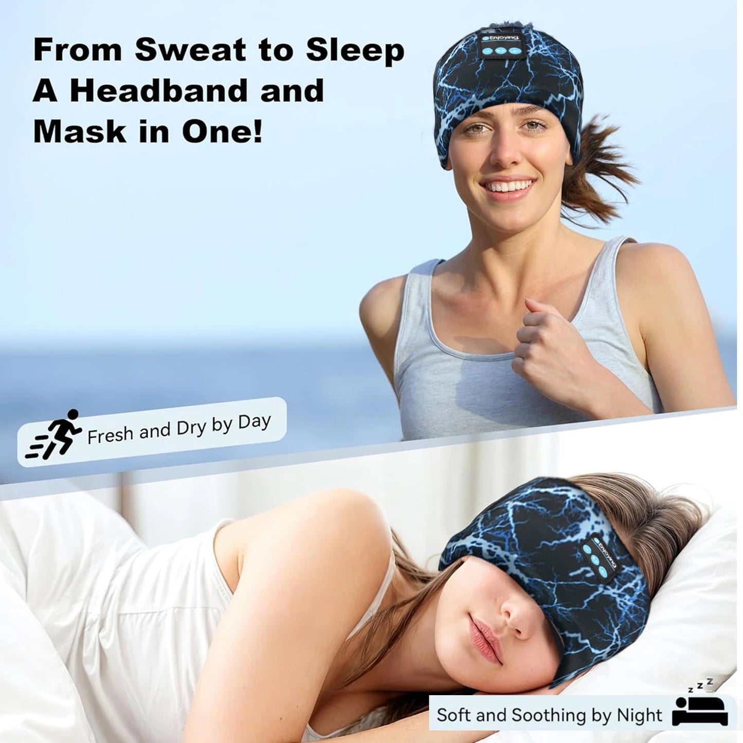 Bluetooth Sleep Headband Headphones