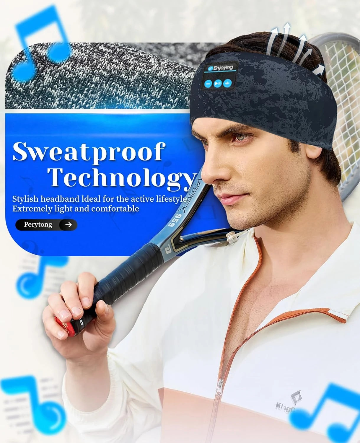 Bluetooth Sleep Headband Headphones