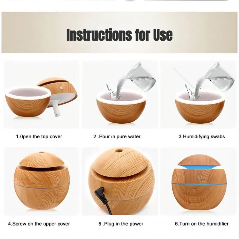 Mini USB Cool Mist Humidifier
