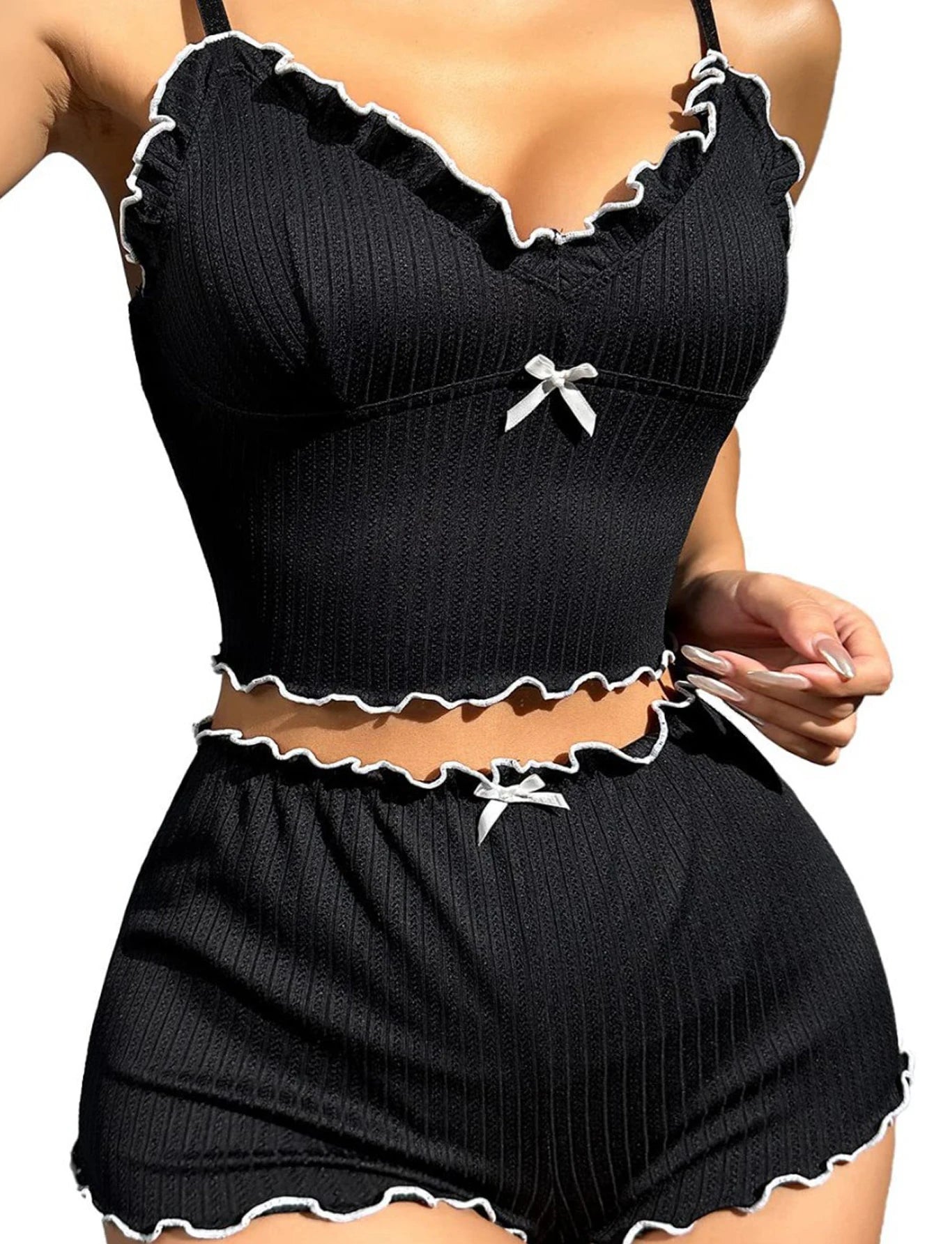Ribbed Lounge Set (2-Piece)